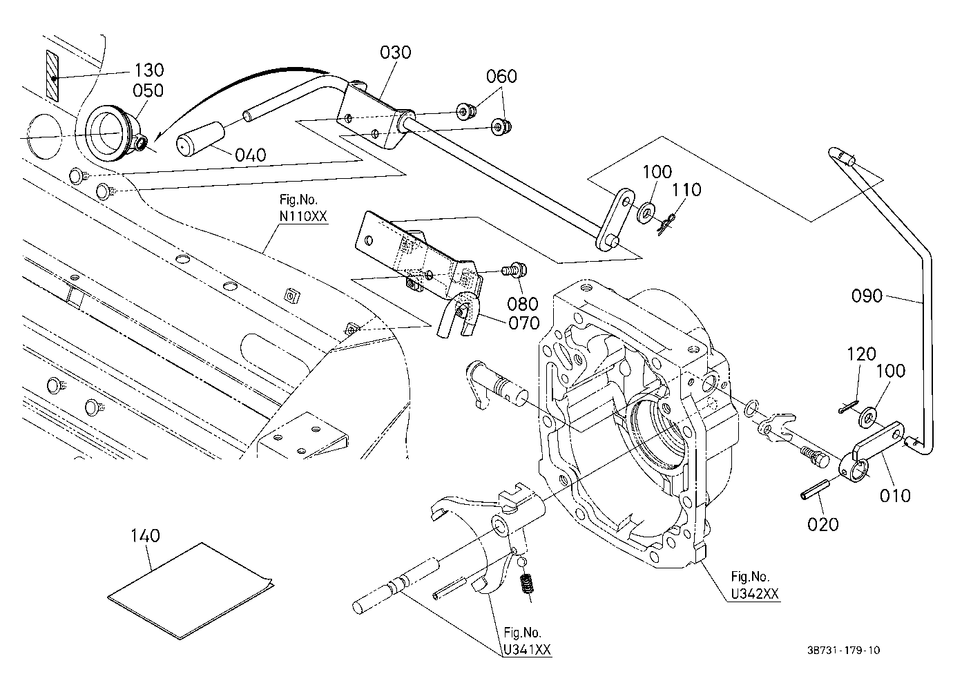 Pto (540/540E) Conversion Kit (Lever) (W/G No.M736
