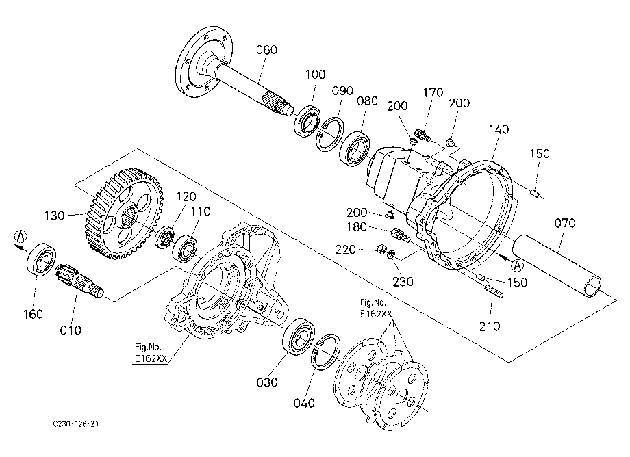Rear Axle Rh
