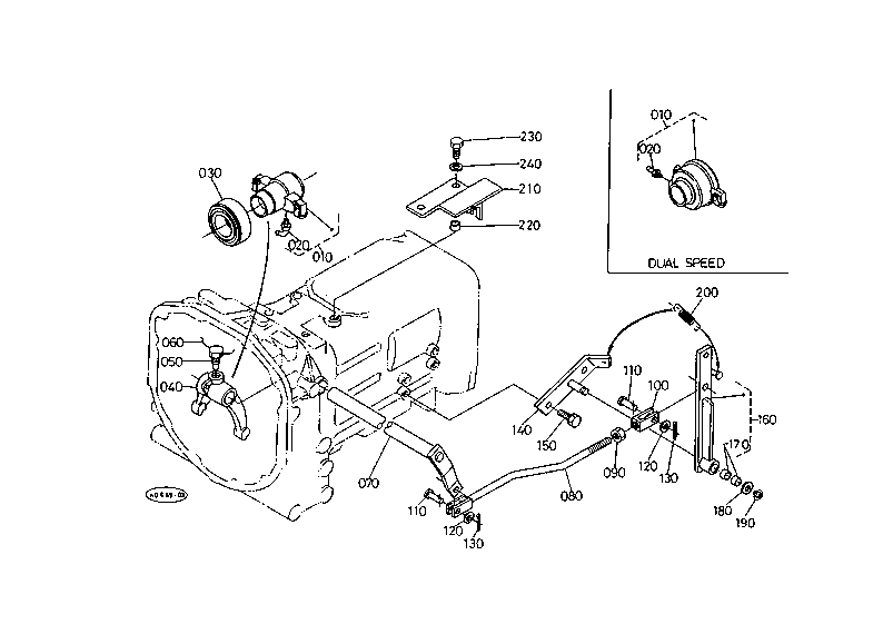 Clutch Fork With Cab