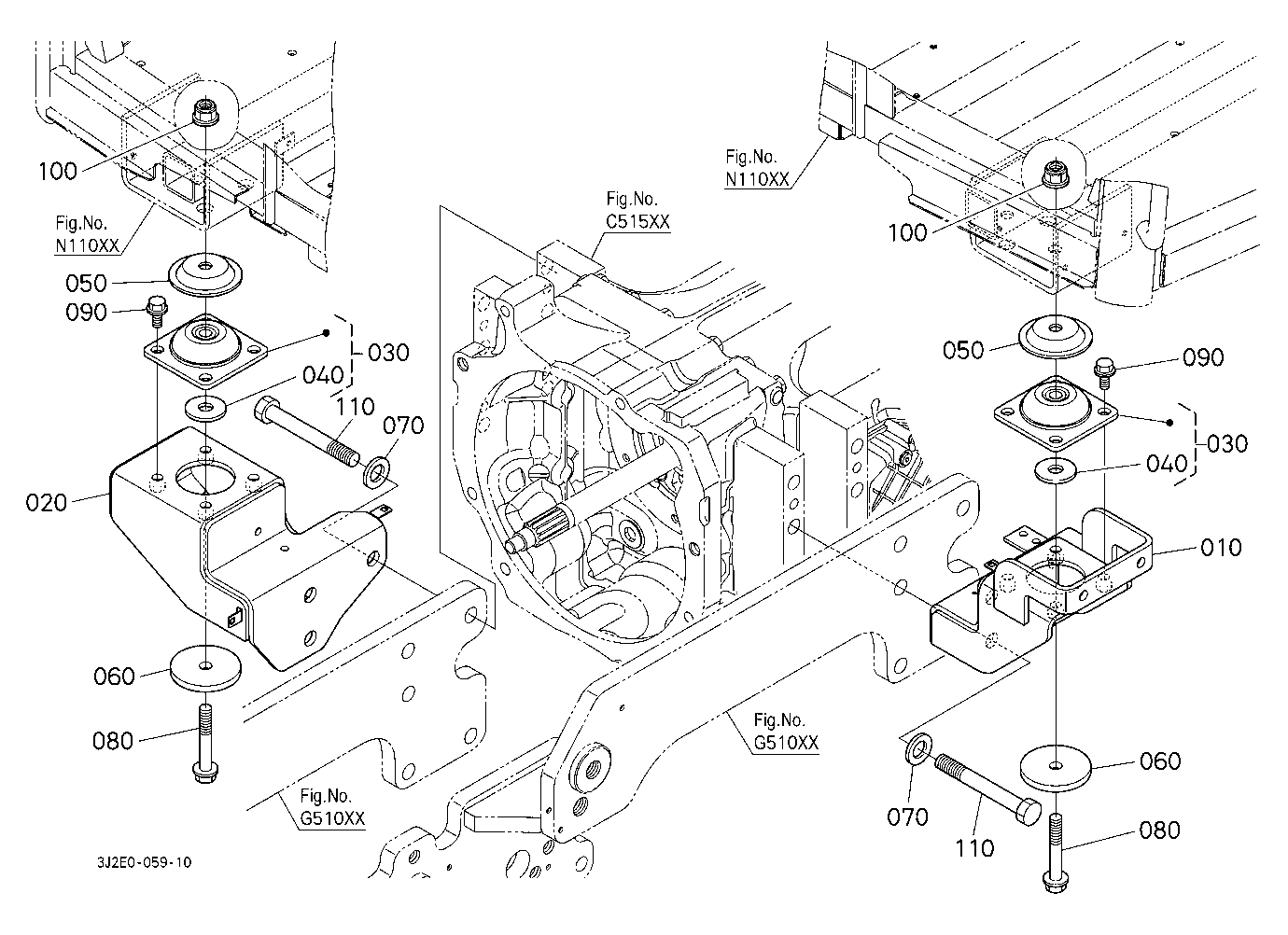 Cab Bracket Front [With Loader Equipment]