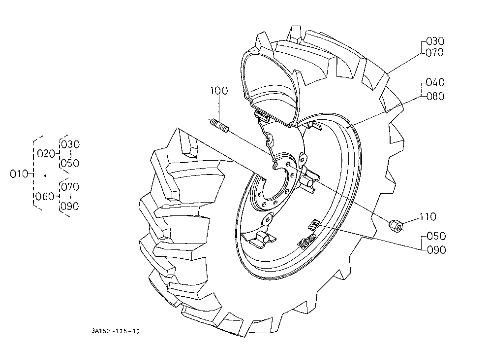 Rear Wheel (18.4-28) [A]