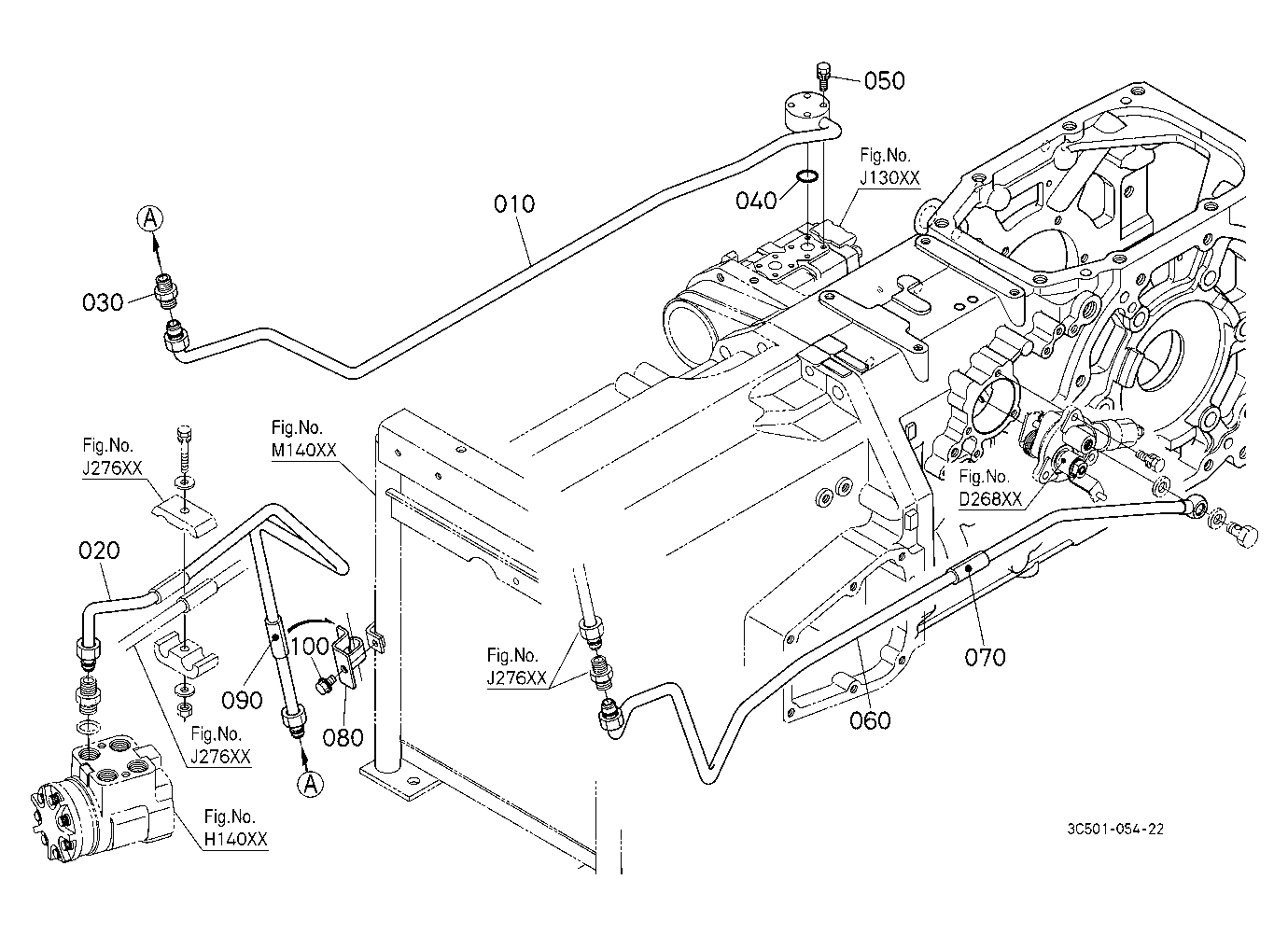Hydraulic Oil Line (Steering/Pto) [Old]