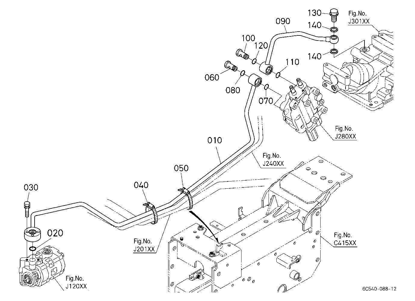 Hydraulic Oil Line (Delivery)