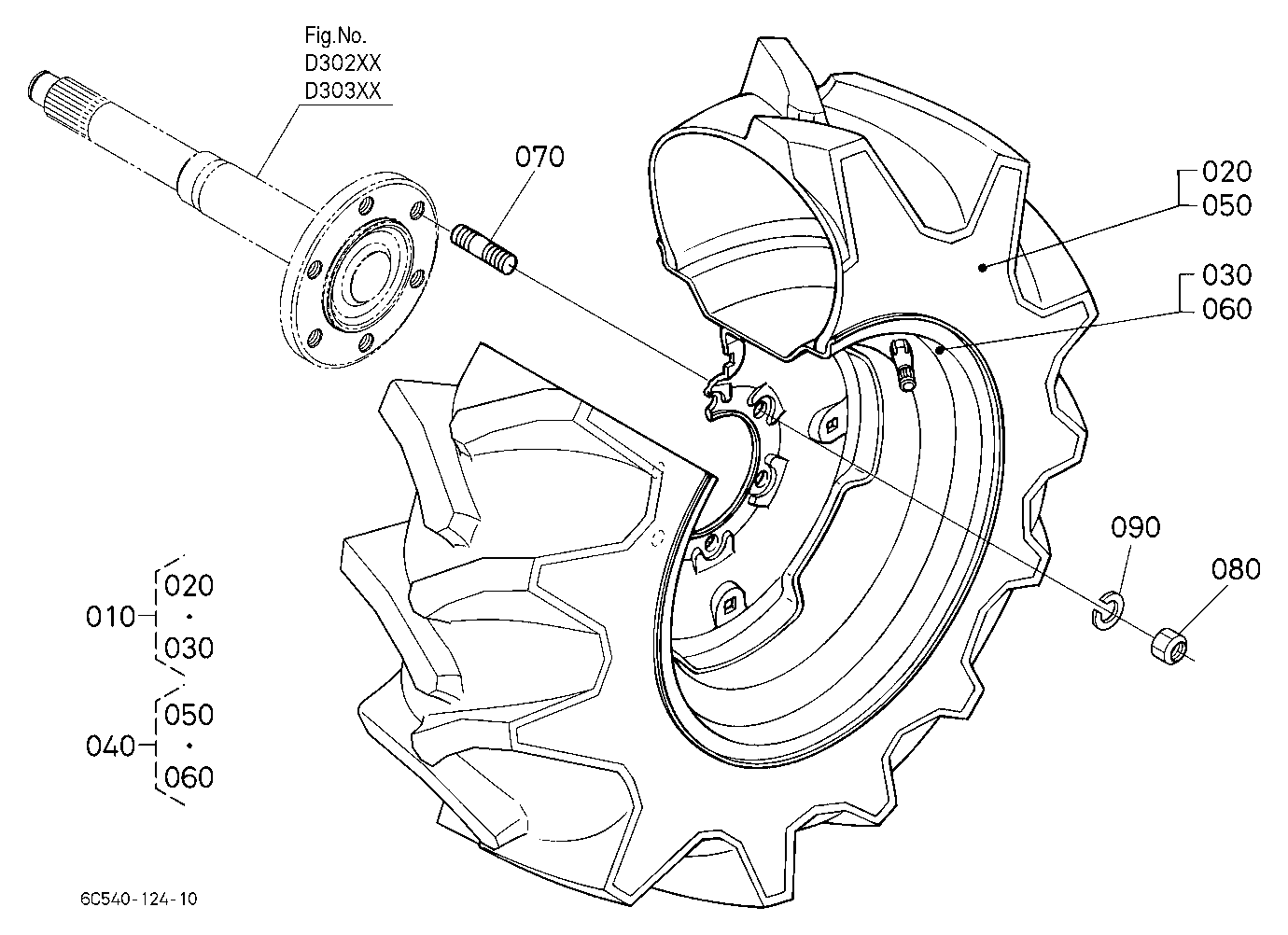 Rear Wheel (9.5-16)