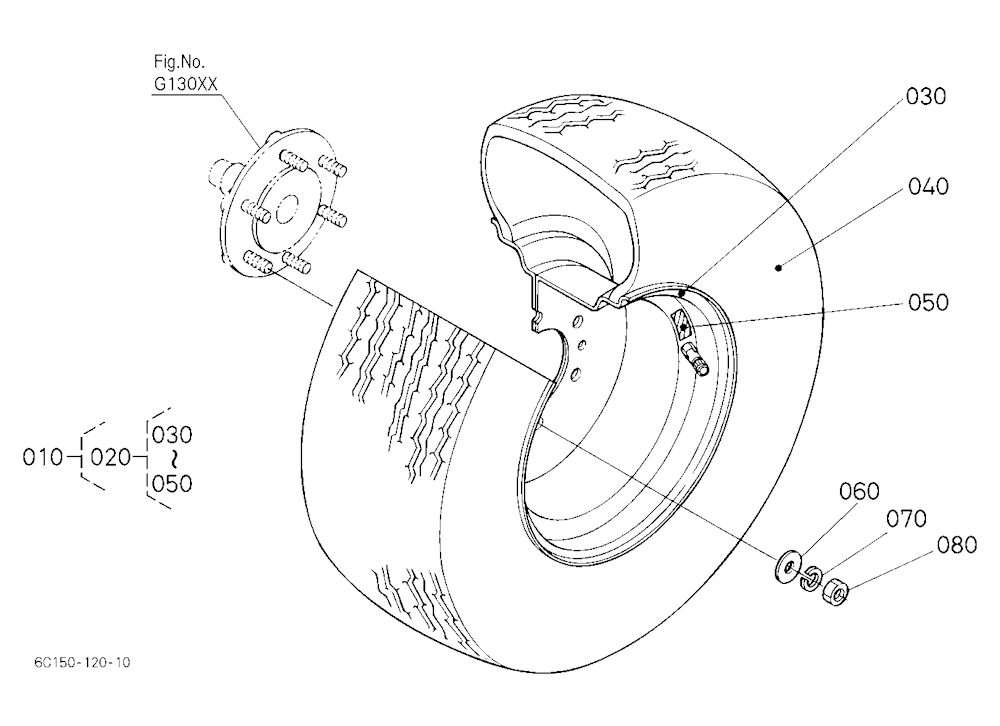 Front Wheel(21*8.00-10) [Except[Au][Nz]]