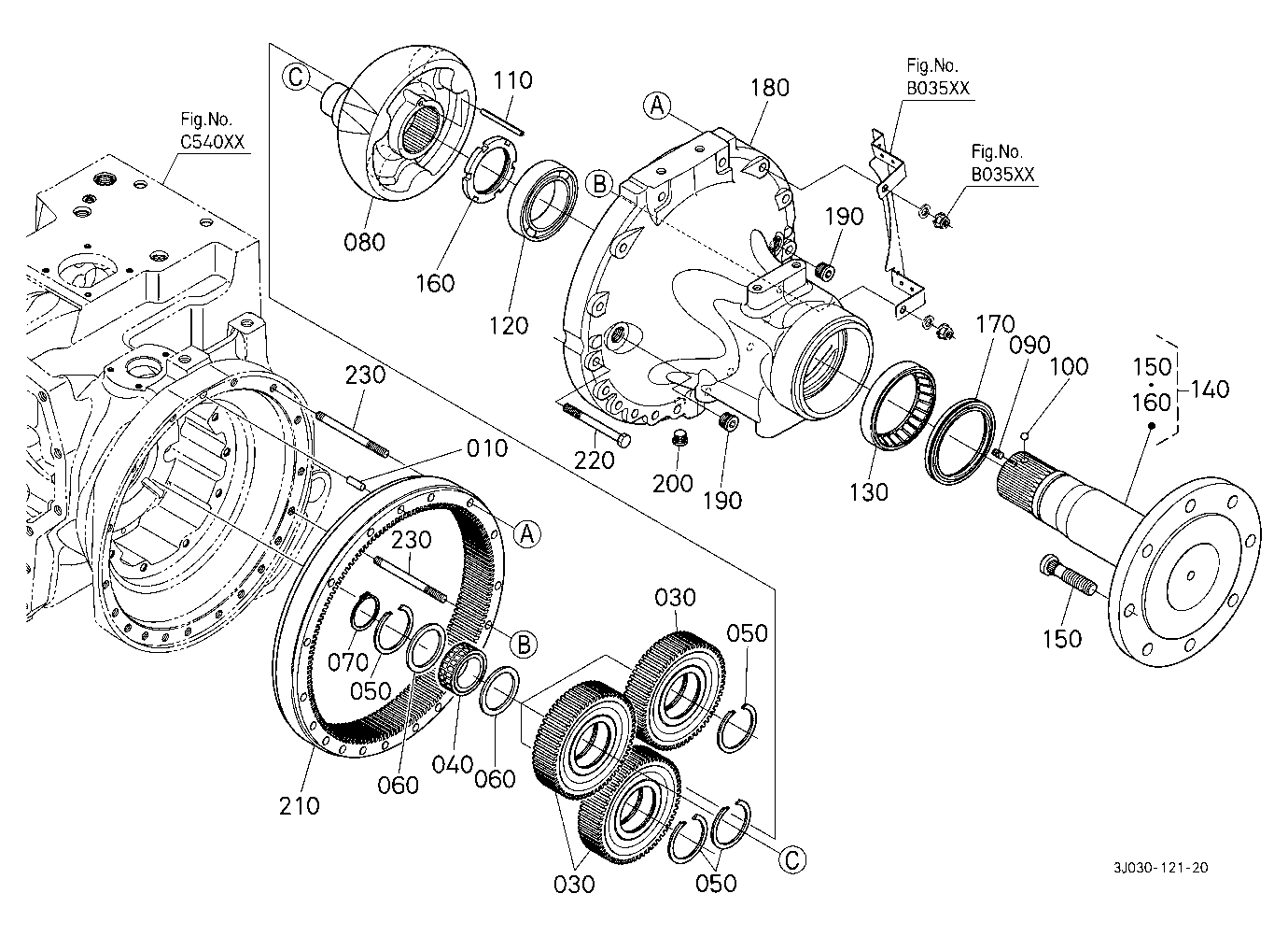 Rear Axle [Transaxle Component] [Flange Type Axle]