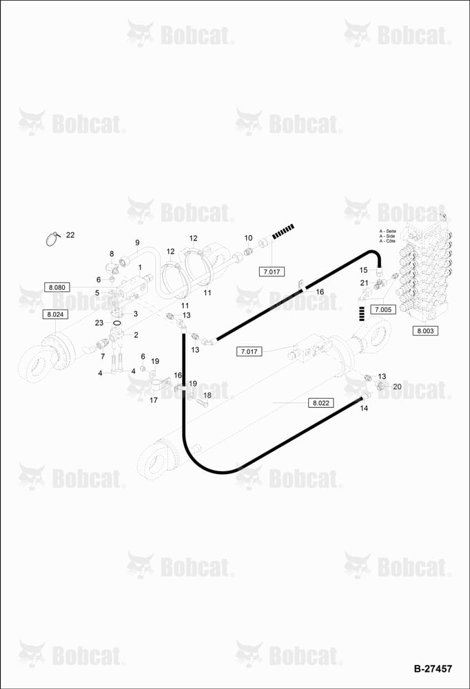 Hydraulic Installation -LOAD Holding Valve (Circular Boom)