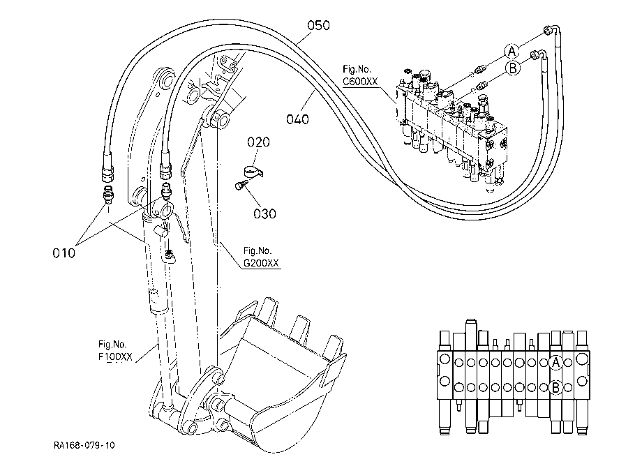Oil Piping (Bucket)