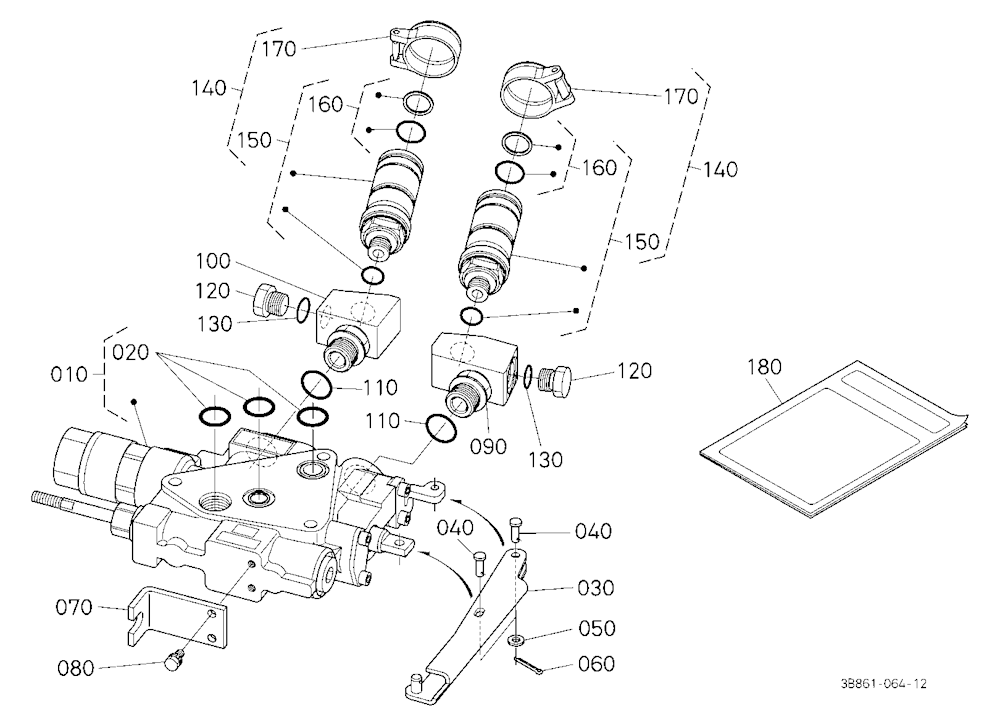 Auxiliary Control Valve With Flow Control Kit (Scd