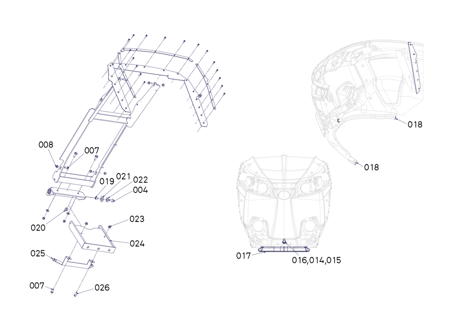 Hood Sub-Assembly (Part 2)