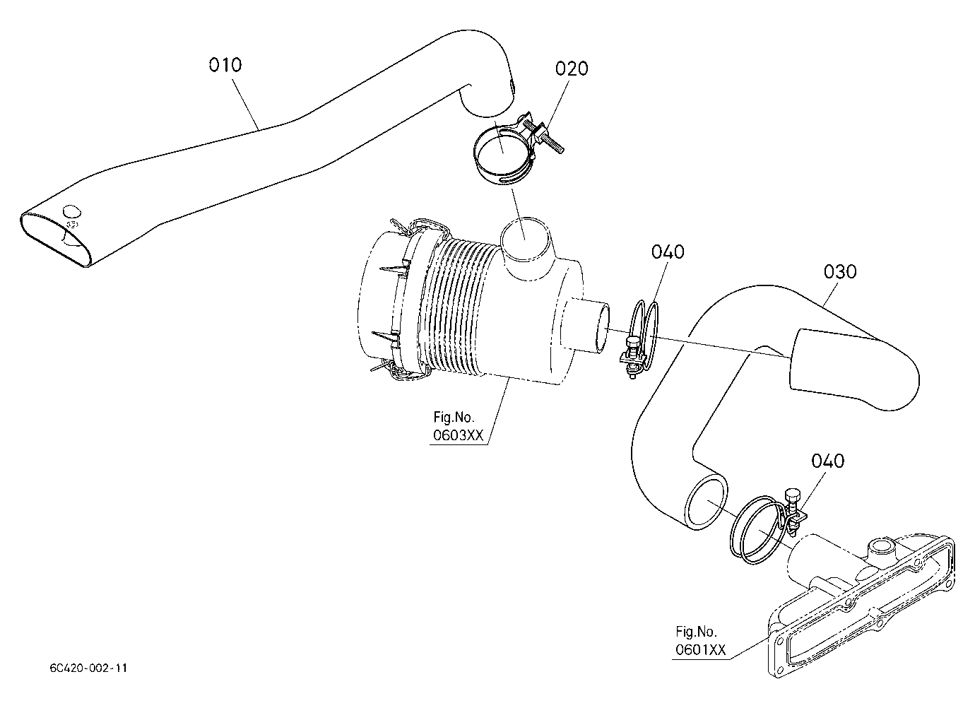Inlet Pipe (Air Cleaner)