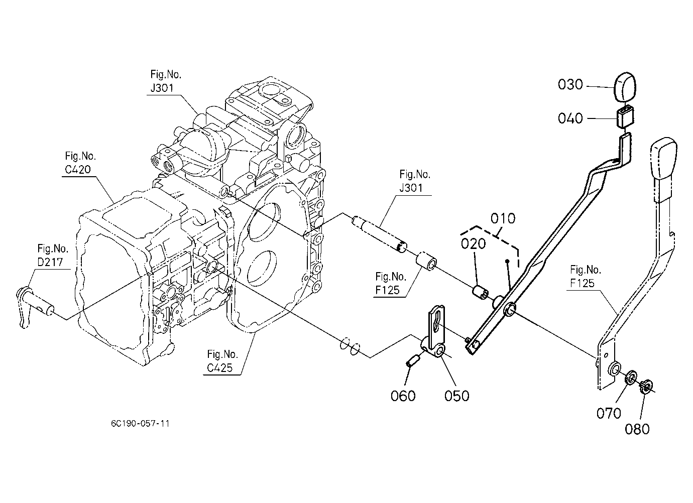 Range Gear Shift Lever