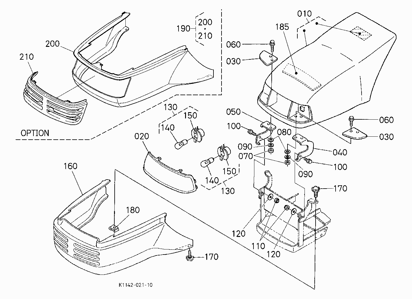 BONNET/HEAD LIGHT