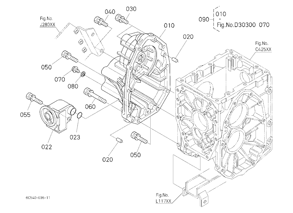 Rear Axle Case Rh