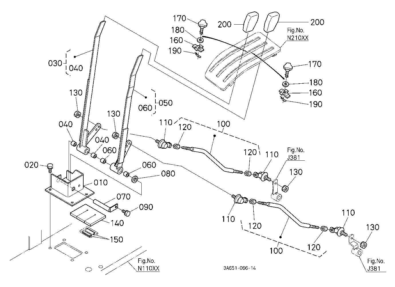 Draft And Position Control Lever
