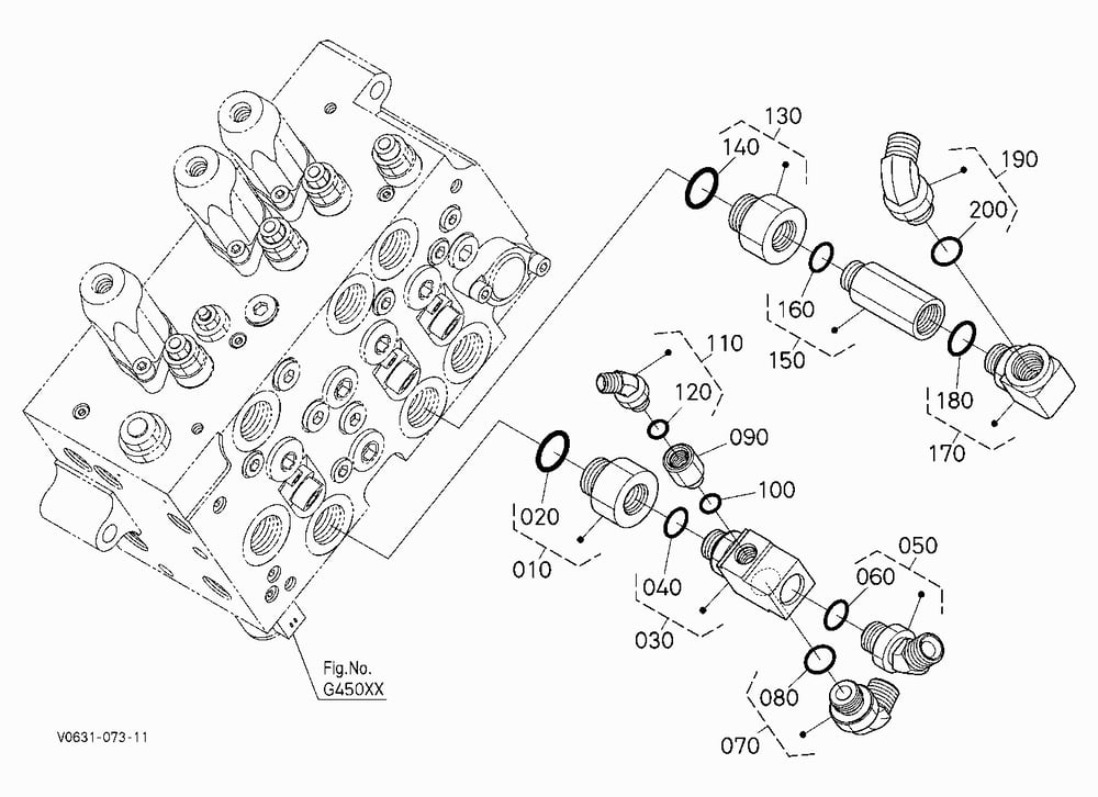 CONTROL VALVE (FRONT LOWER)