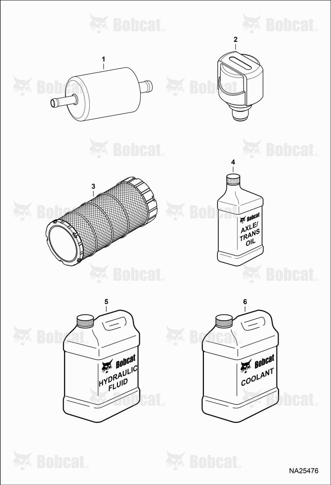 Scheduled Maintenance Items (Every 1000 Hours Or Every 12 Months)