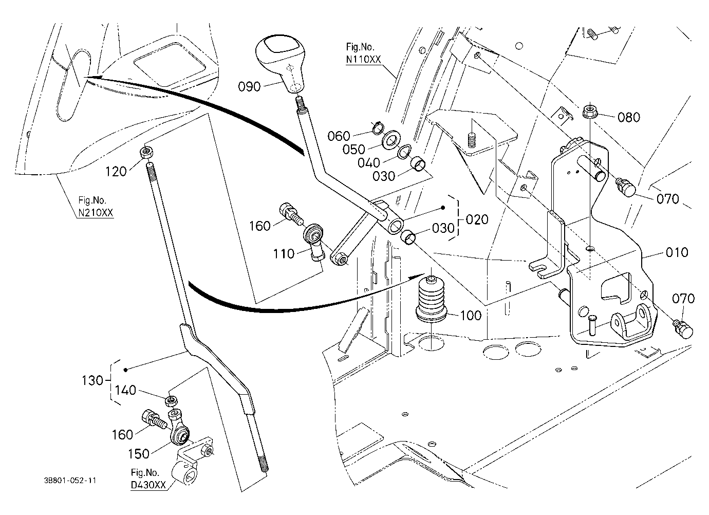 Range Gear Shift Lever