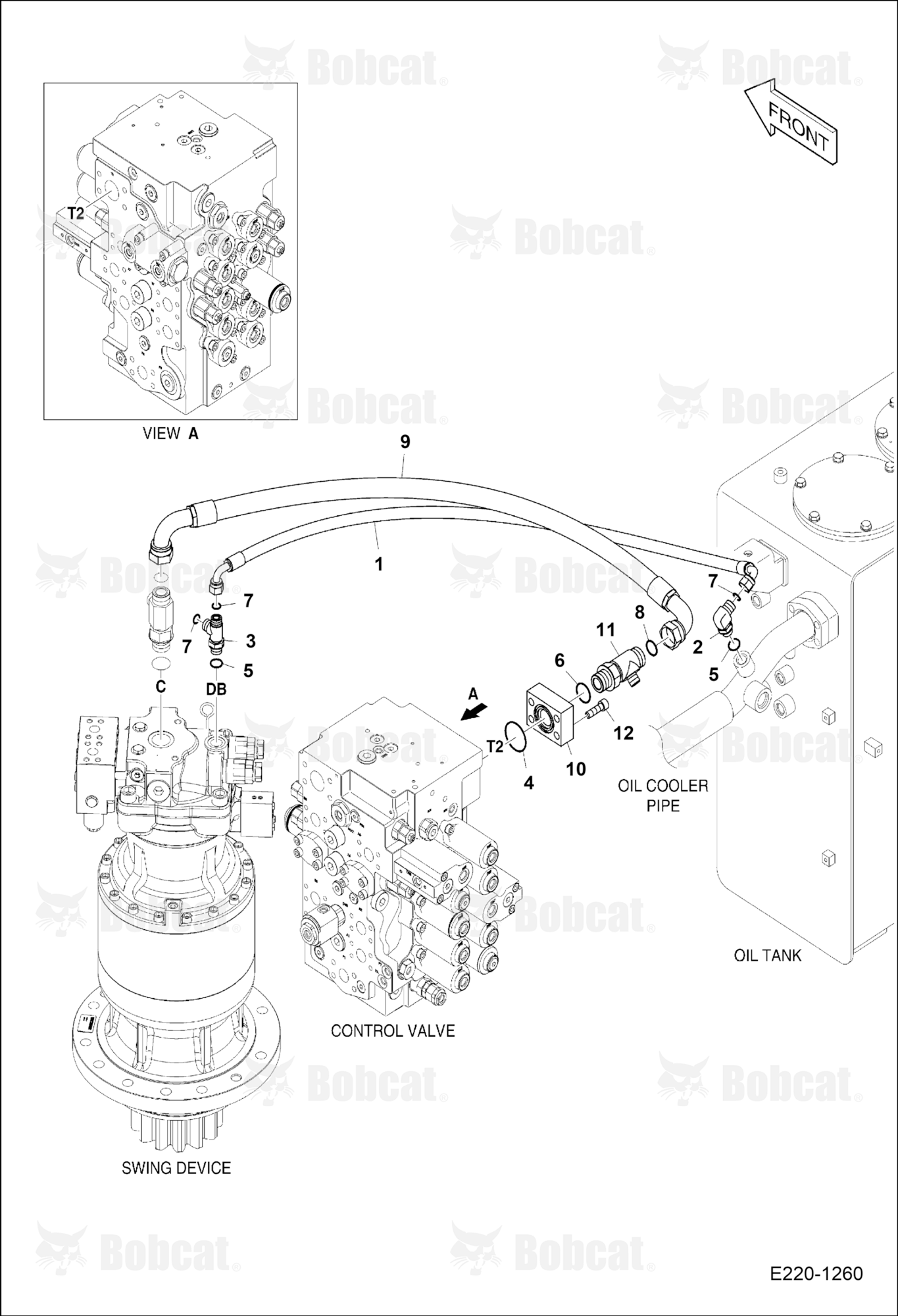 Oil Cooler Piping (Three)