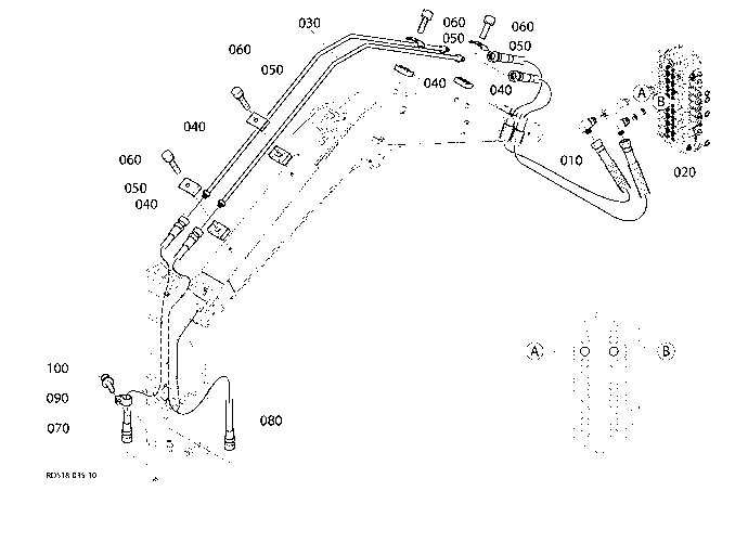 Oil Piping (Bucket)