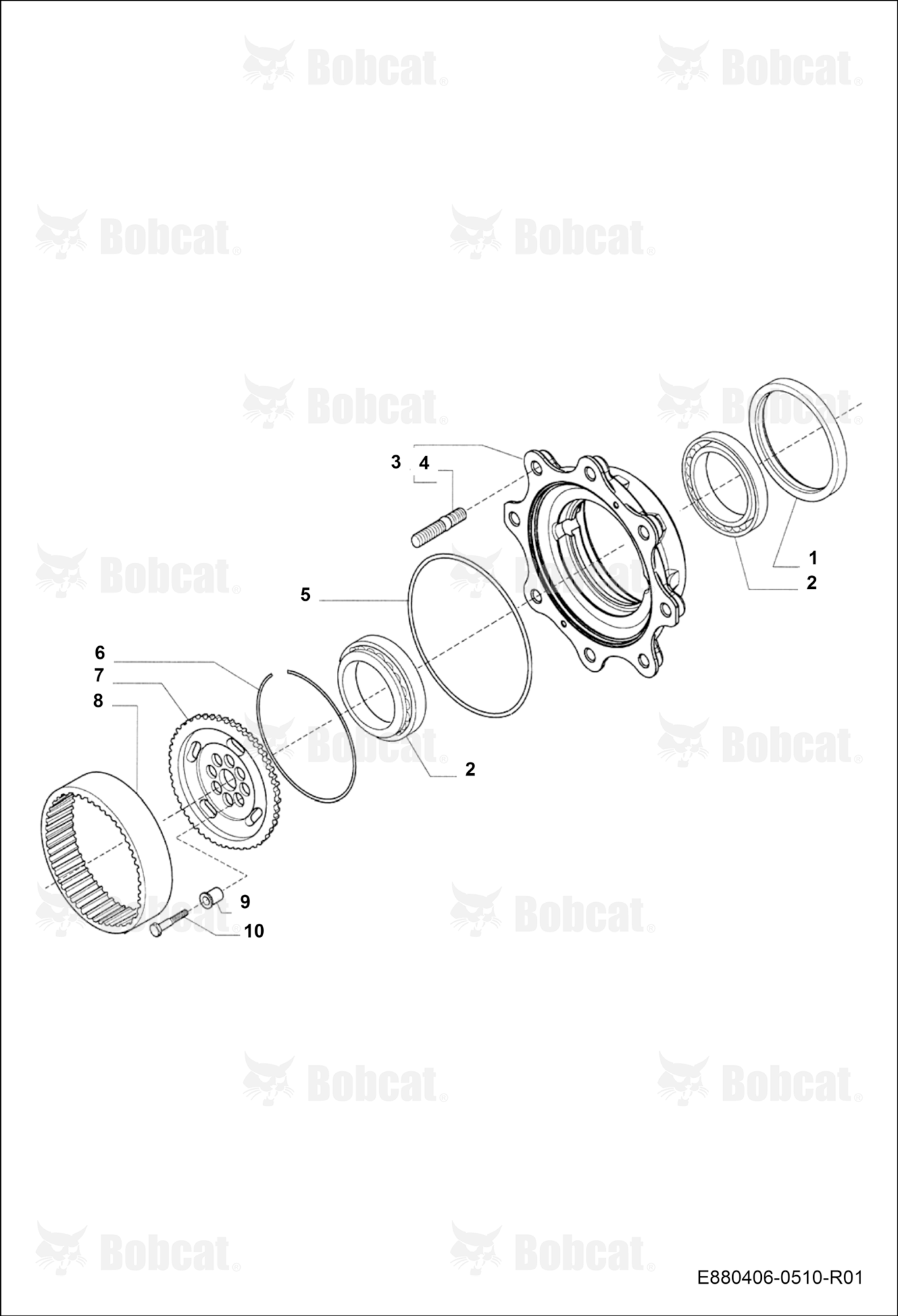 Front Axle - Wheel Hub 4WD