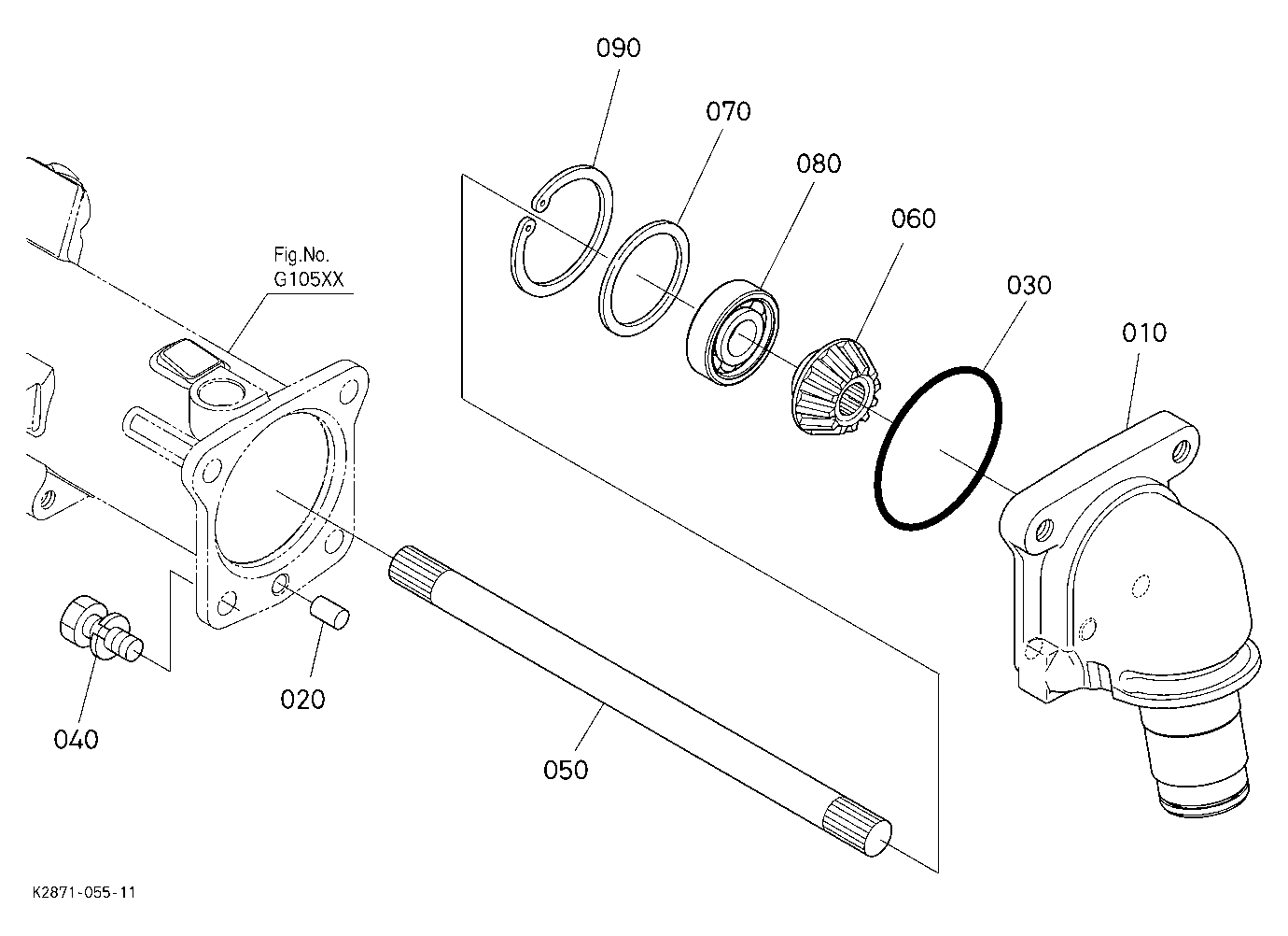 Bevel Gear (Left)