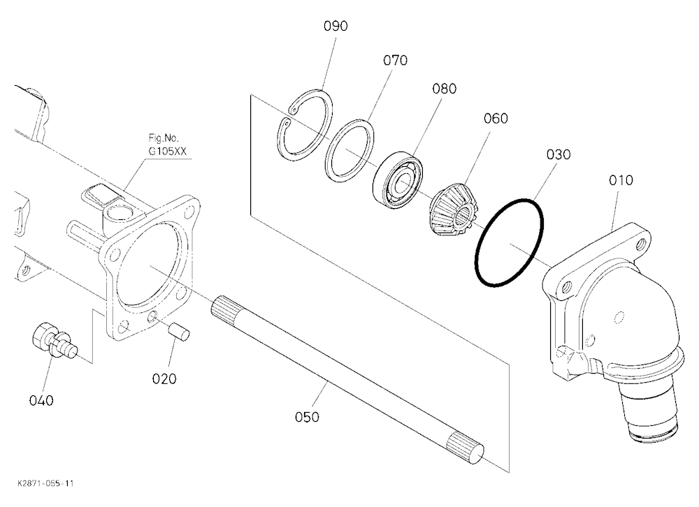 Bevel Gear (Left)
