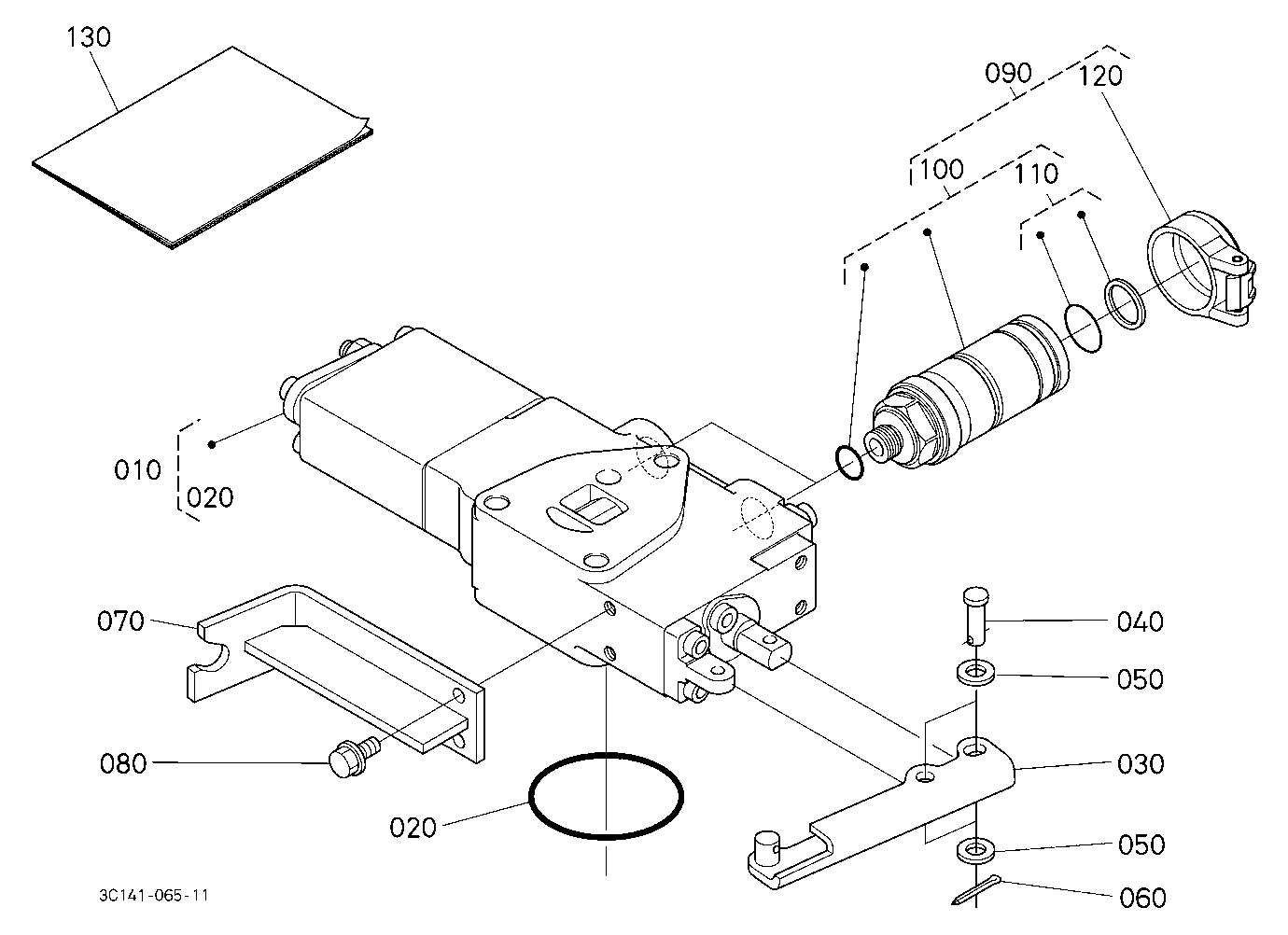 Auxiliary Control Valve Kit (Scd) (W/G No.M7604) [