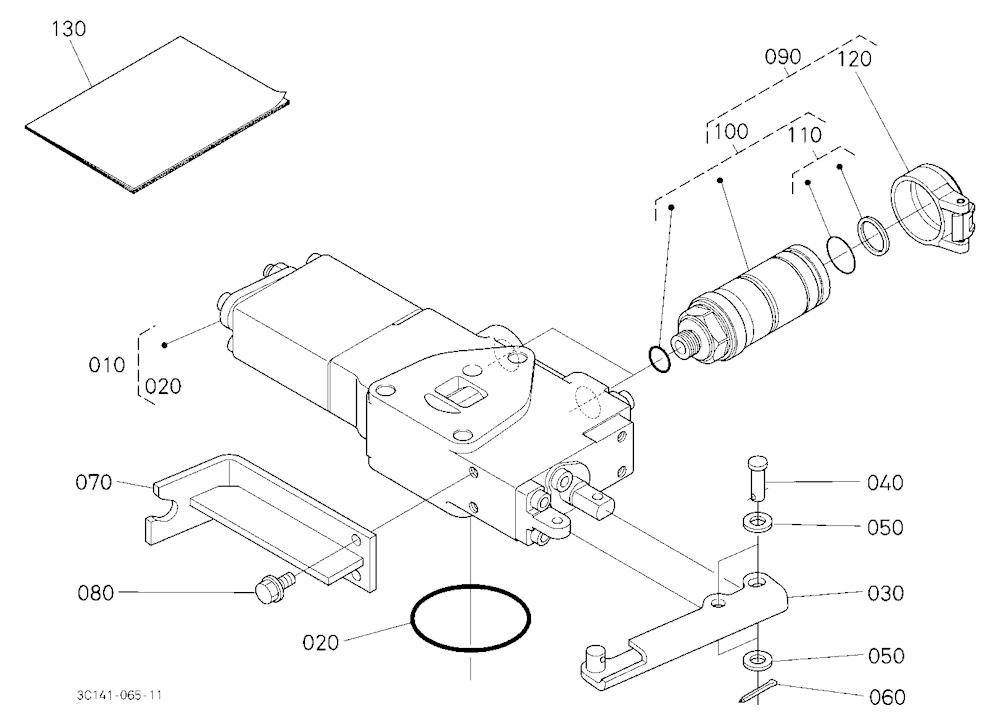 Auxiliary Control Valve Kit (Scd) (W/G No.M7604) [