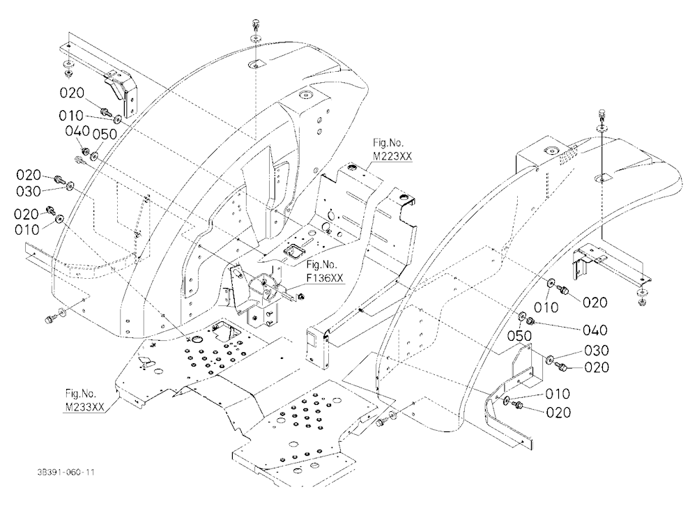 Fender (Lower Position) [Rear Wheel 16.9-24] [Sn]