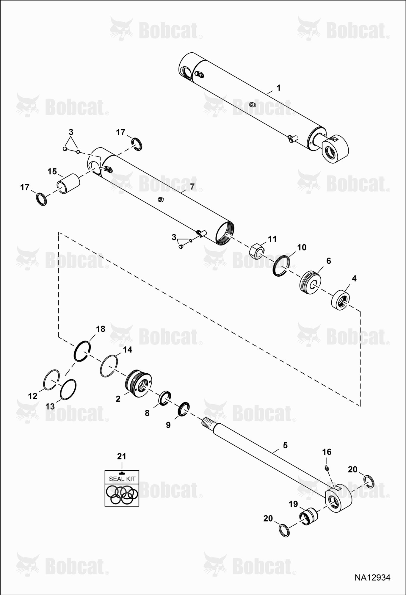 Boom Swing Cylinder