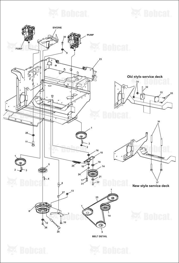 Lower Engine Deck ASSY