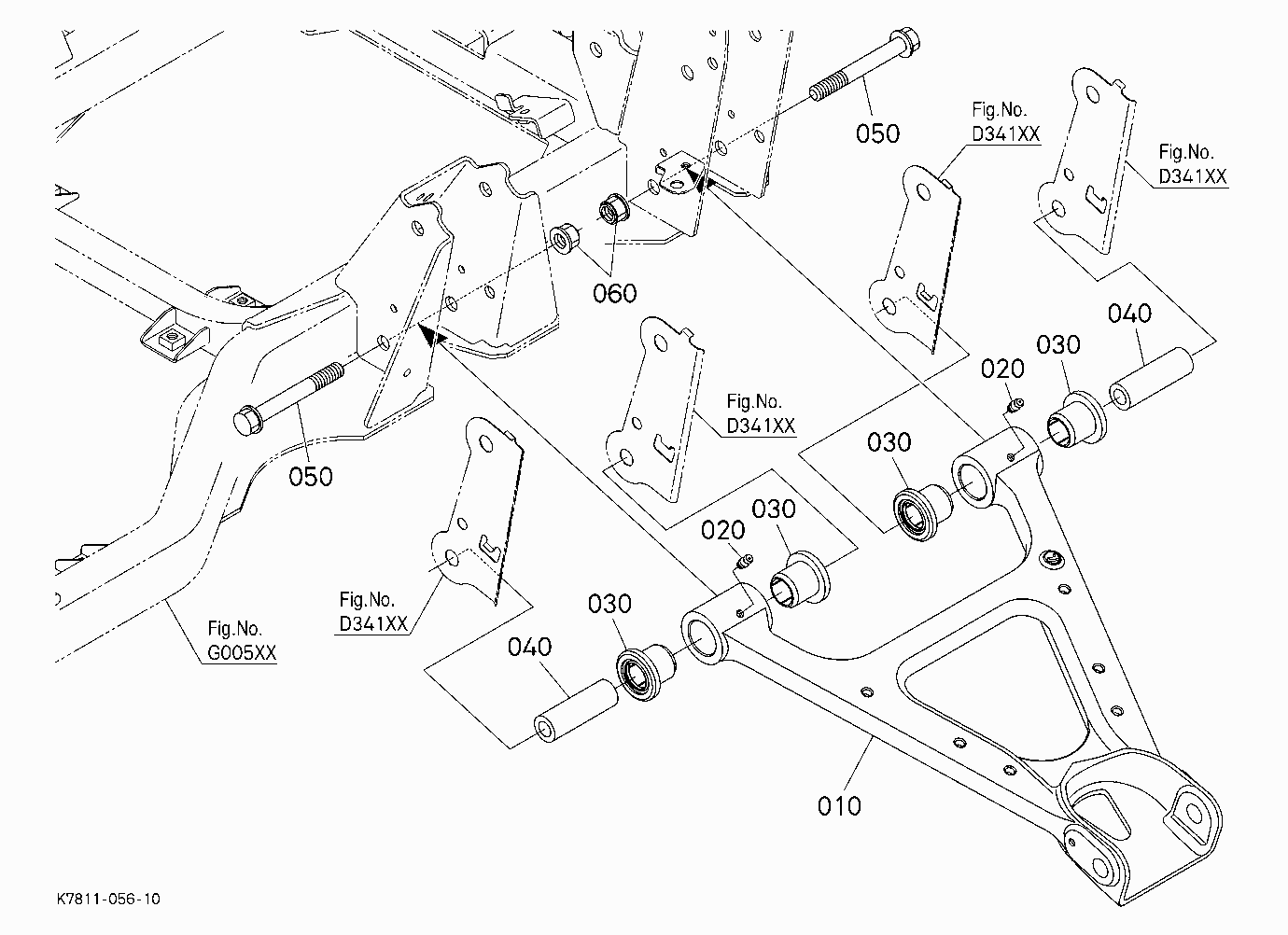 REAR SUSPENSION ARM (LEFT LOWER)