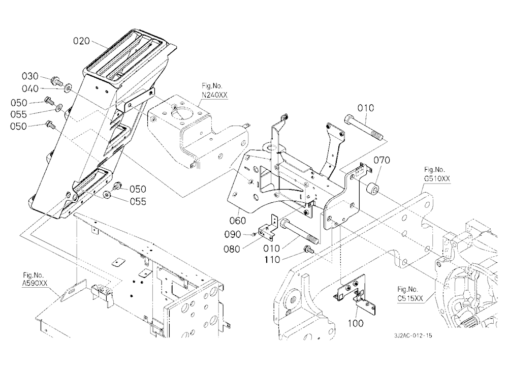 Step Rh [W/O Front Suspension] [With Loader Equipm