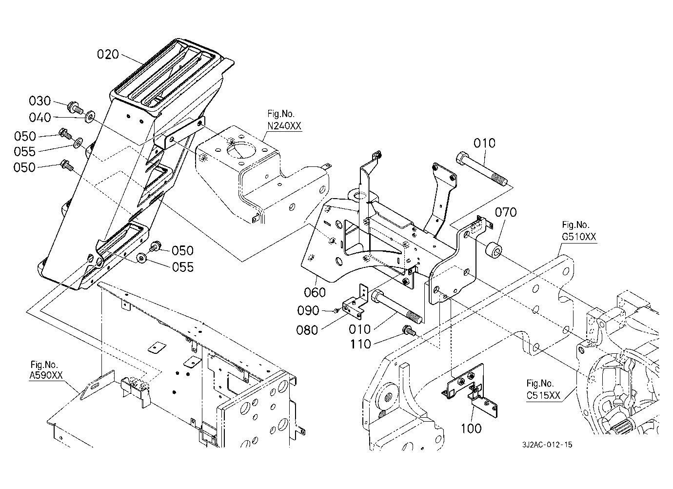 Step Rh [W/O Front Suspension] [With Loader Equipm