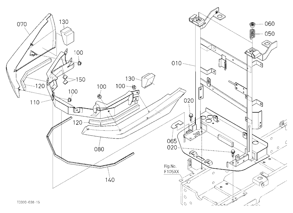 Hood (Bonnet) Front Support [New]