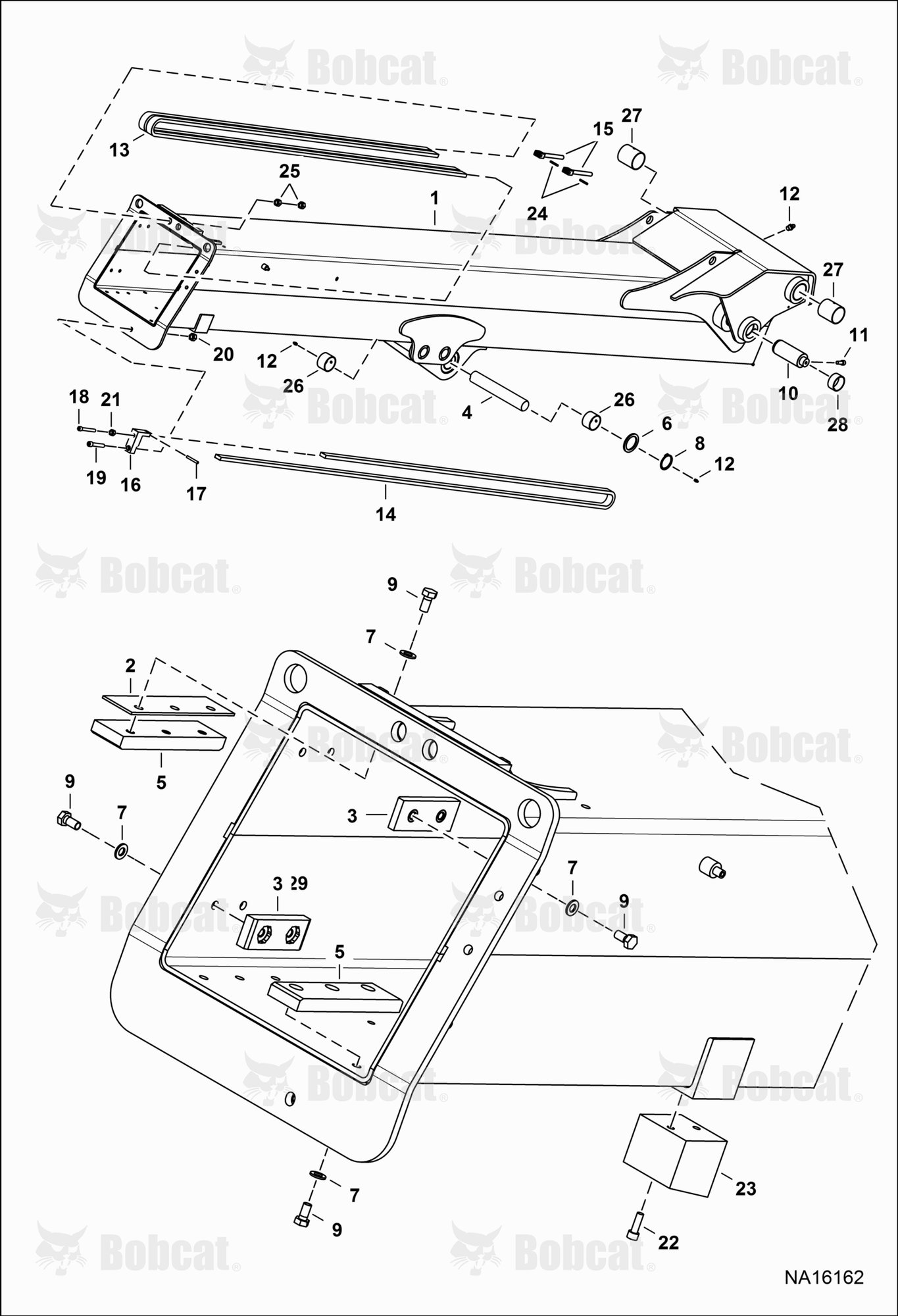 Outer Boom  B41511052 & Above, B41711052 & Above