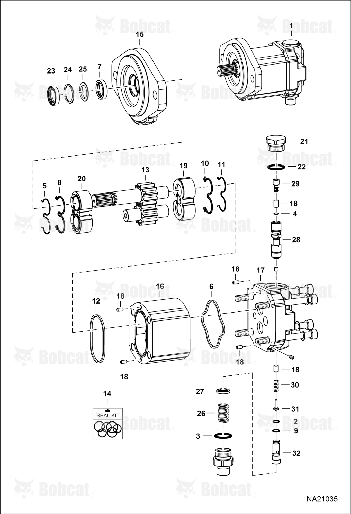 Hydrostatic Pump (Gear Pump)