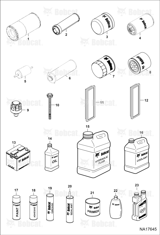 Maintenance Items (Service Parts)