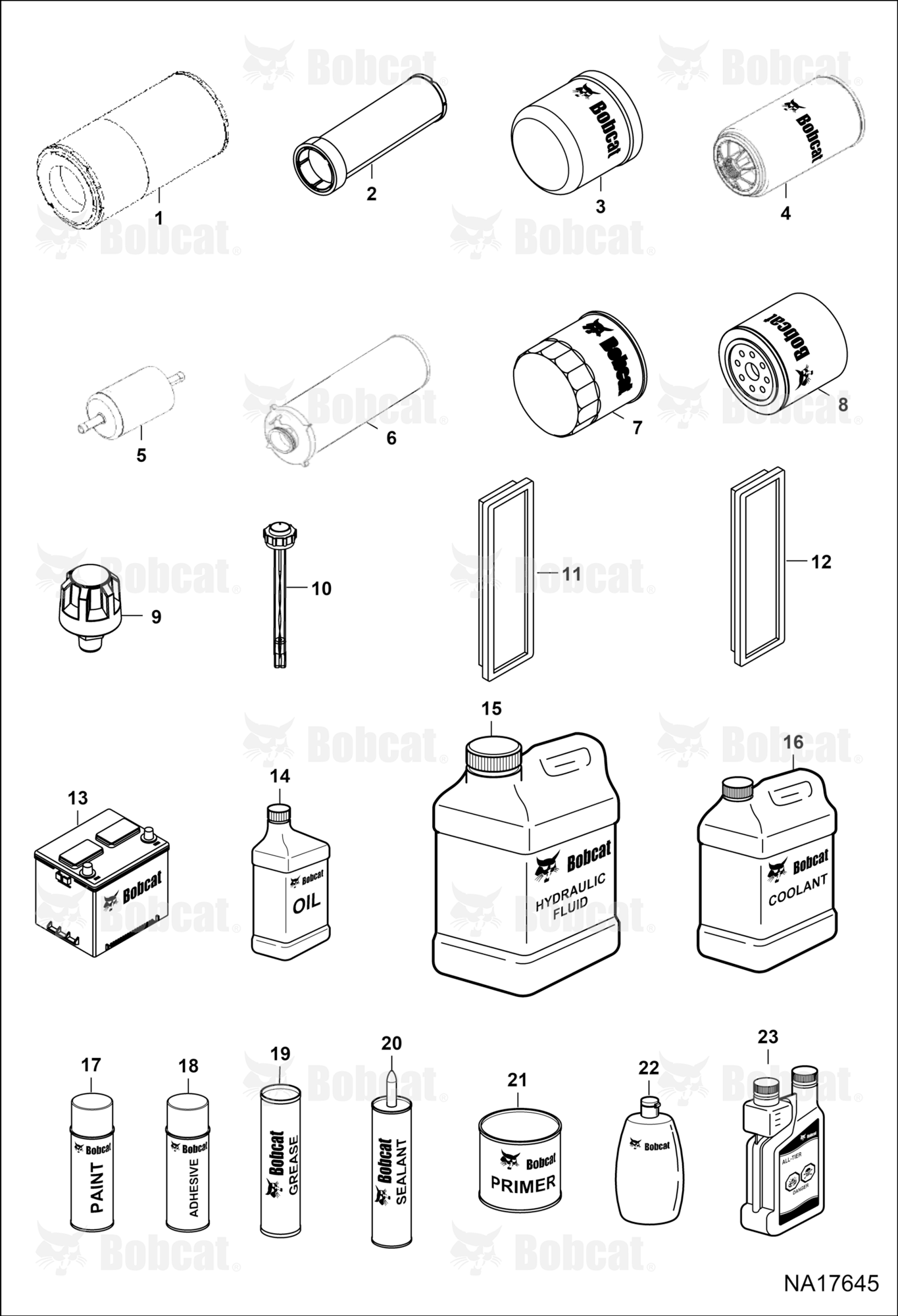 Maintenance Items (Service Parts)