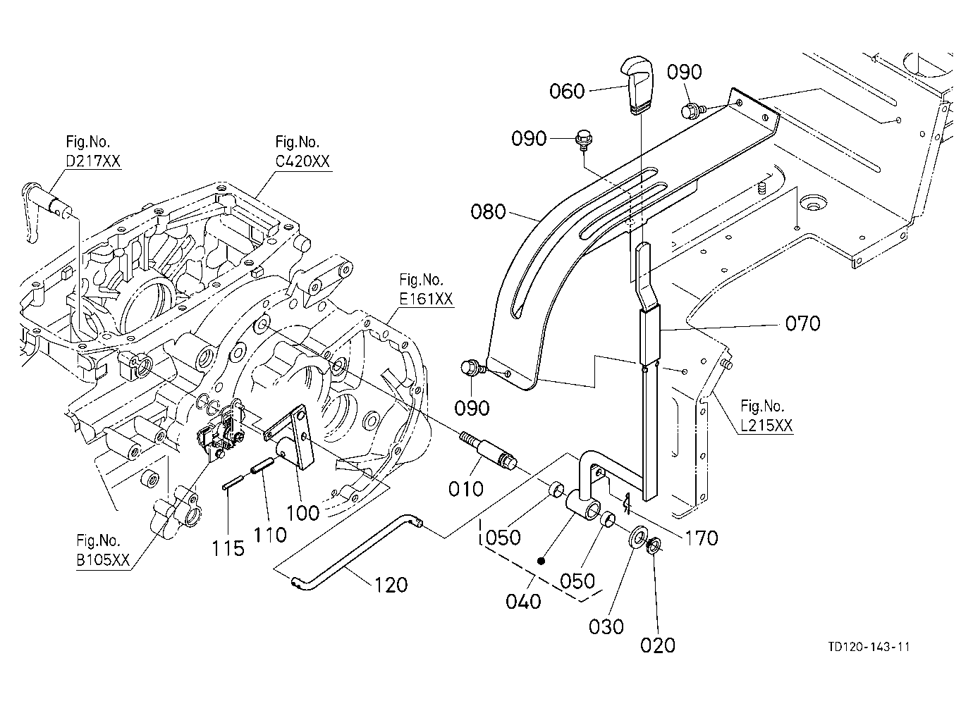 Range Gear Shift Lever