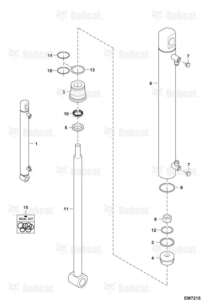 Track Frame Expansion Cylinder