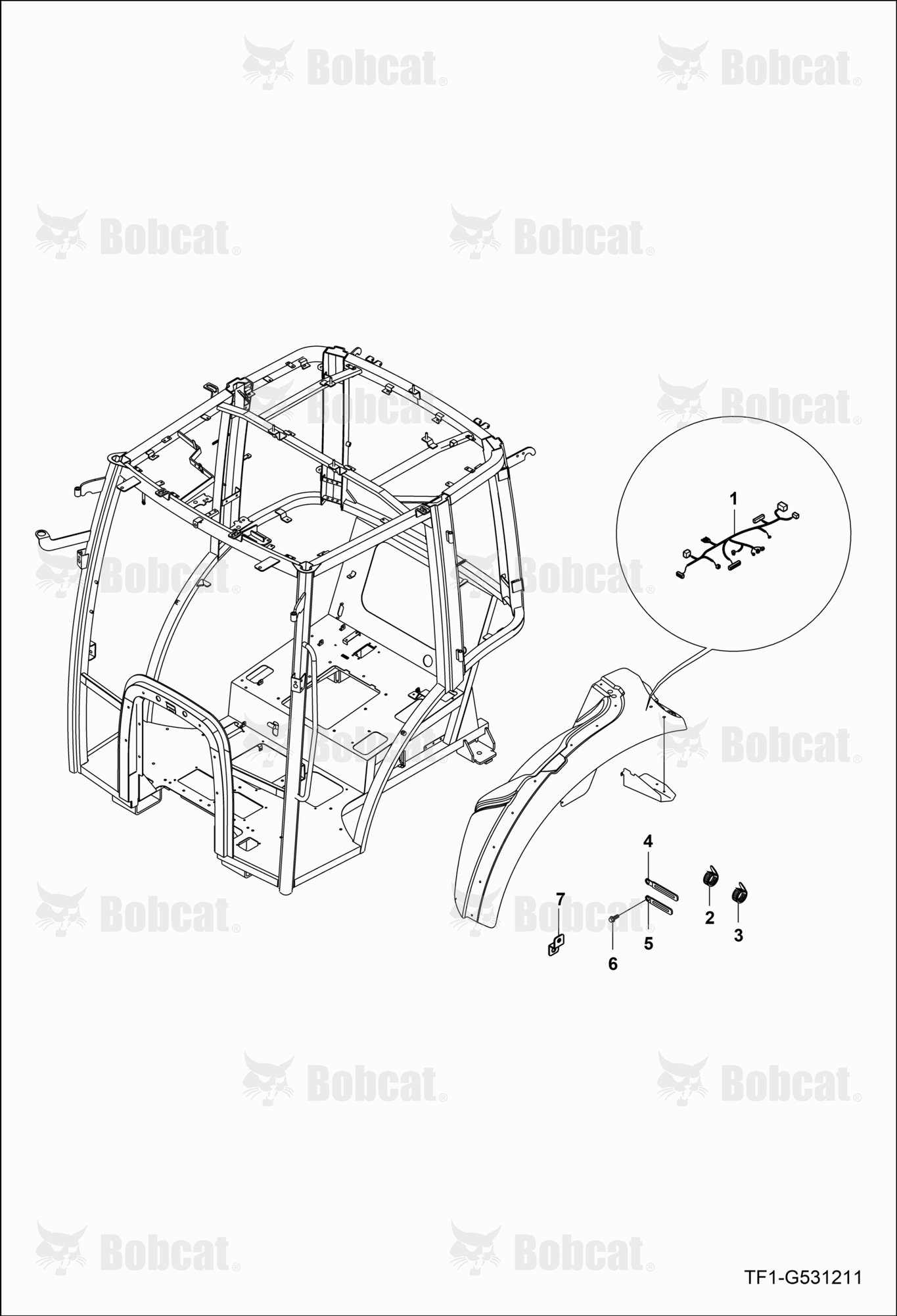 Fender Wire Harness Group ROPS