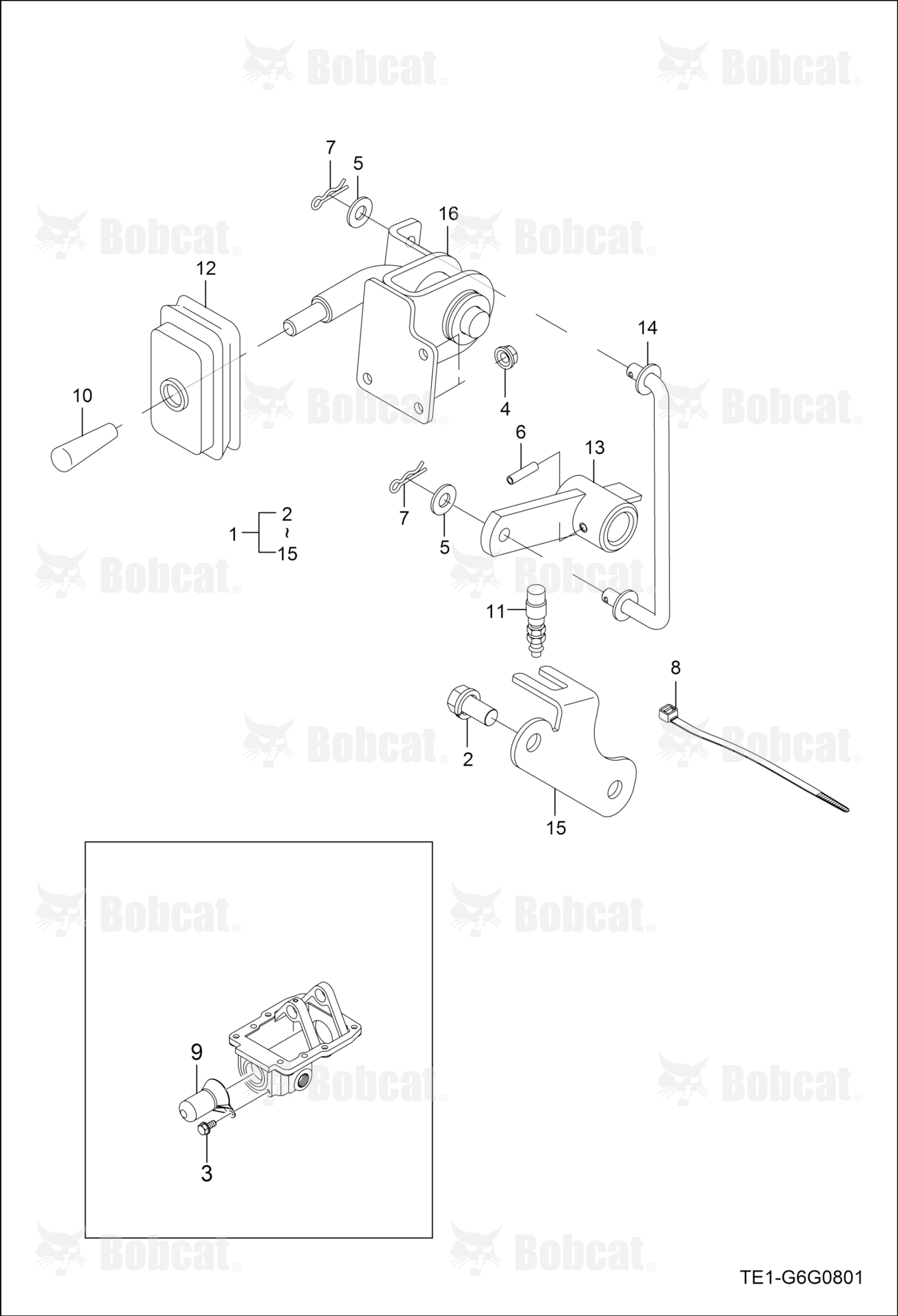 MID PTO Lever Kit