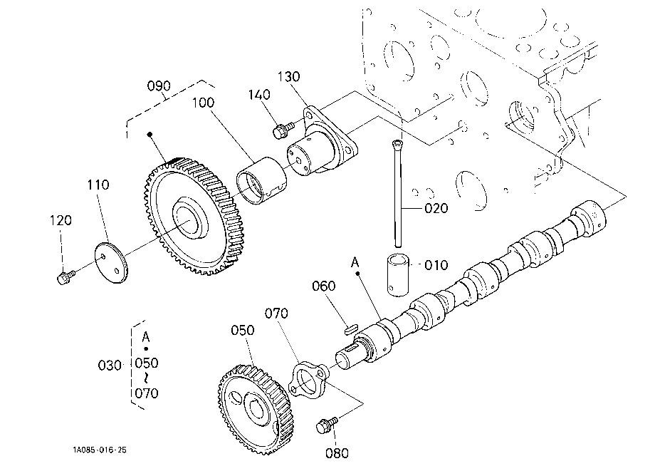 Camshaft And Idle Gear Shaft