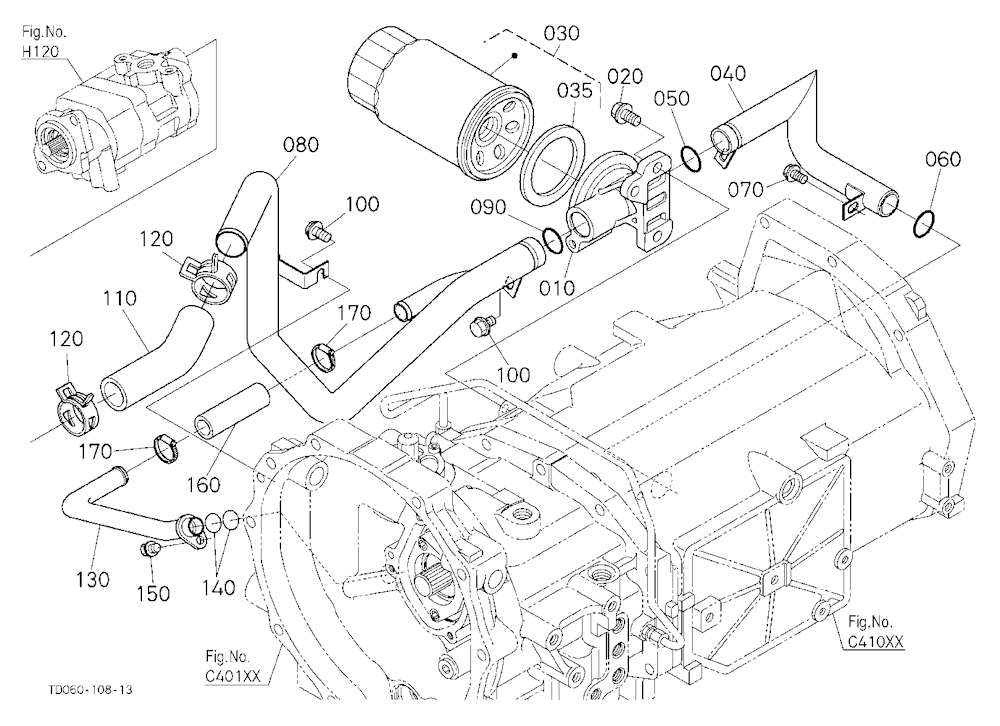 Hydraulic Oil Line (Inlet) [Hst Type]