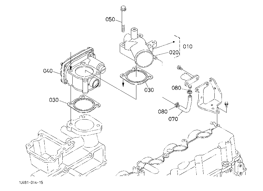 Air Cleaner Flange And Throttle Valve
