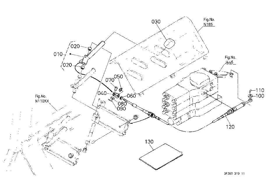 Auxilairy Control Valve Lever Kit (4Th) [Option]
