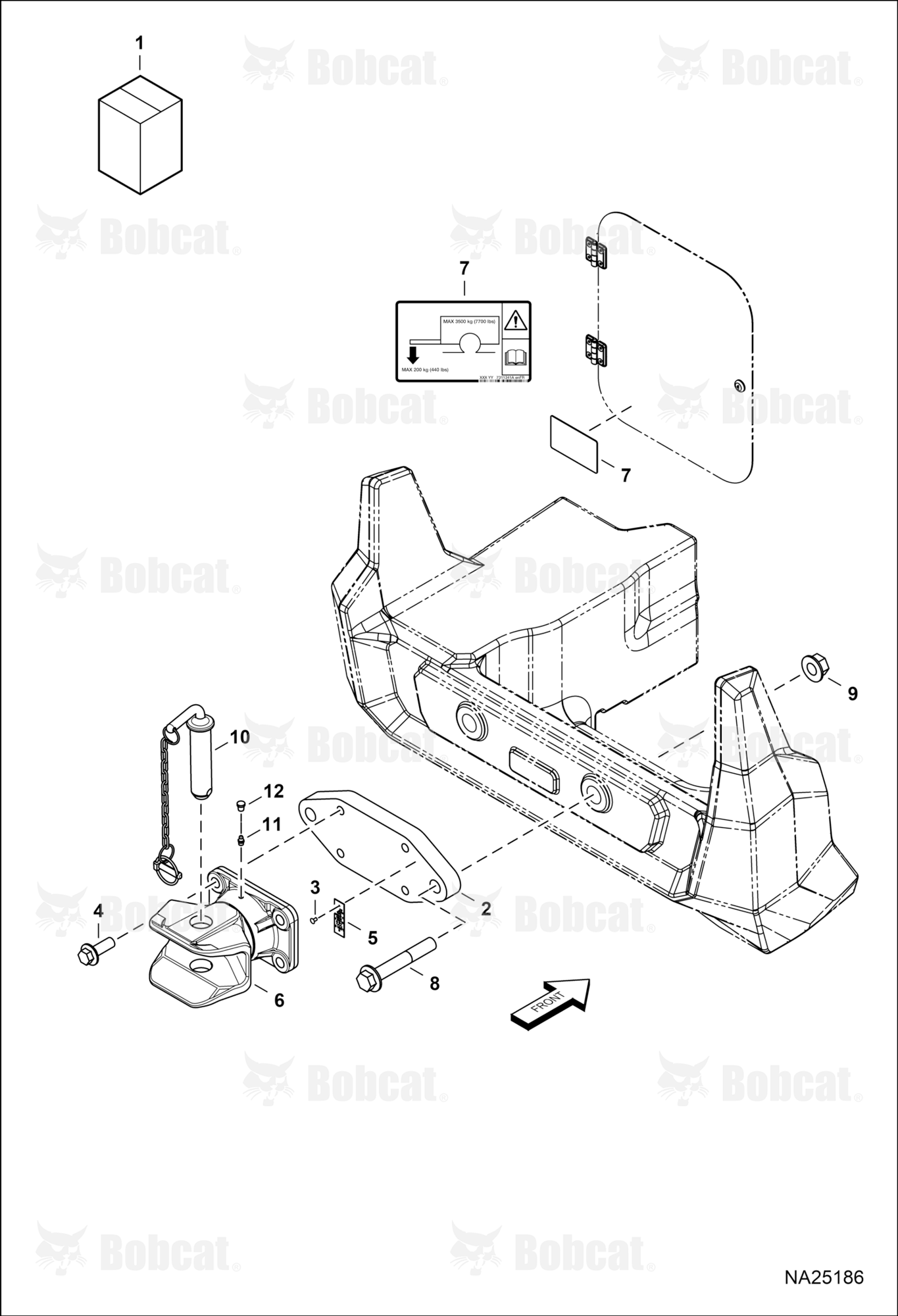 Rear Hitch Kit (Rotating)