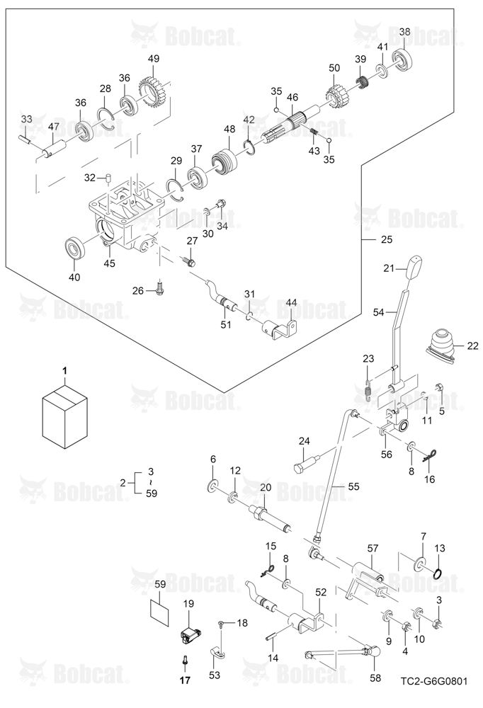 MID PTO Lever Group